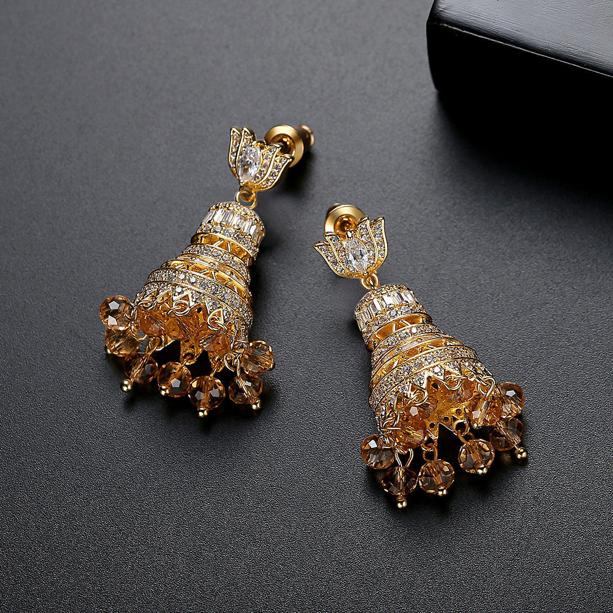 Temperament Ladies Banquet Ethnic Style Earrings
